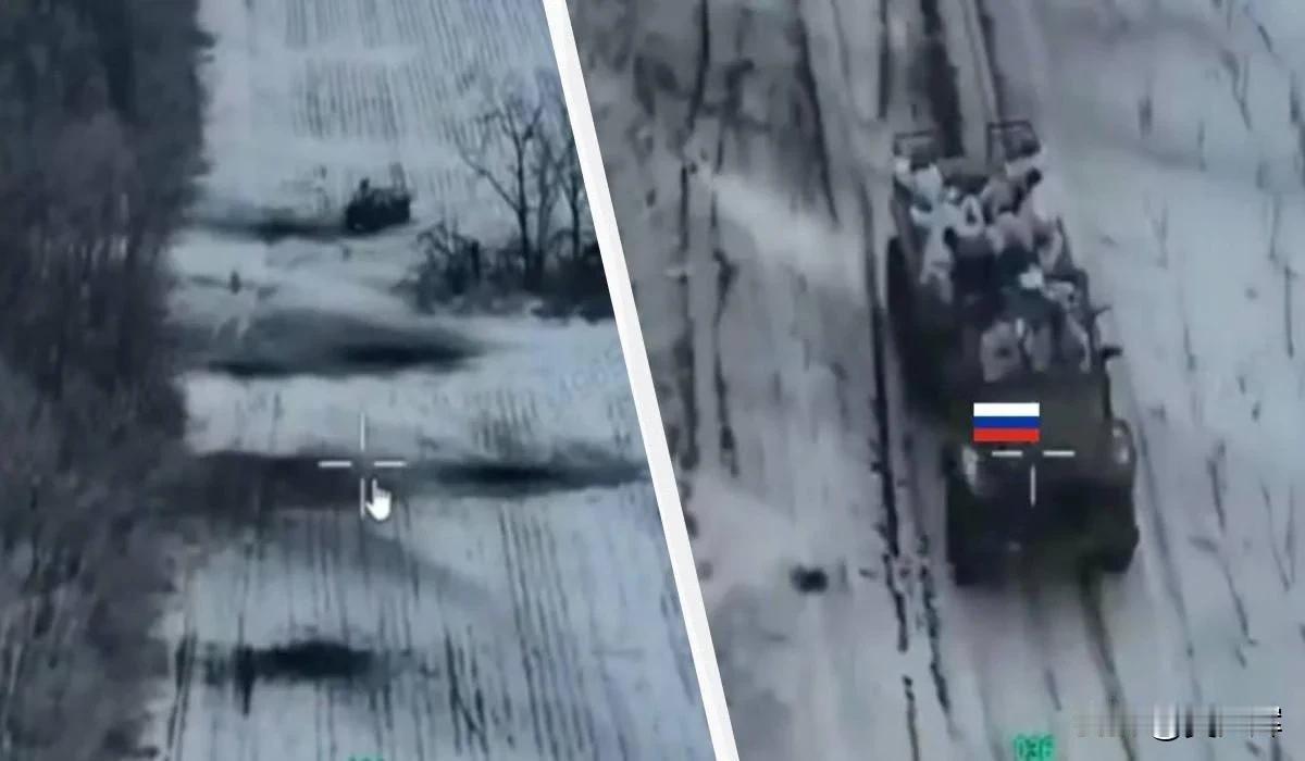 扎波罗热方向：俄军出动“乌拉尔敞篷车”搭载步兵发起冲锋1月25日，RBC-