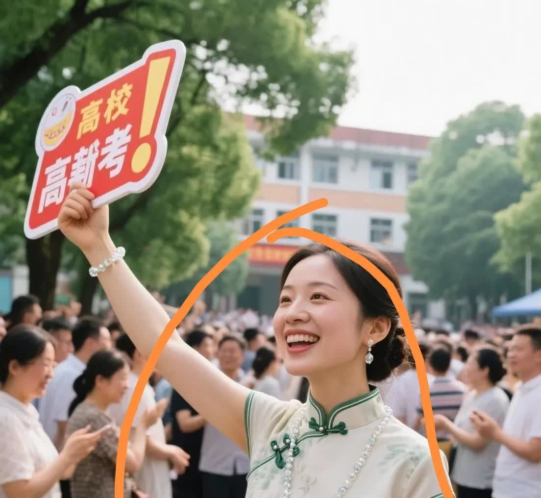 我以为是姐姐，原来是妈妈这真的是全网最年轻的吧女儿18岁参加高考了，妈妈