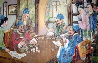 看明末历史，朱由检绞尽脑汁的找银子，文武百官也不过才贡献了两万两白银，但是当李自