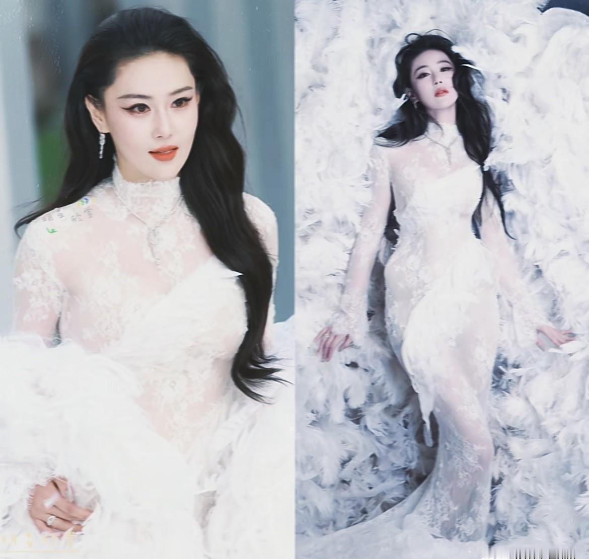 张馨予一身25斤白裙走上红毯,没垮没皱,腰线绷得比军姿还直。她不是靠滤镜活着的