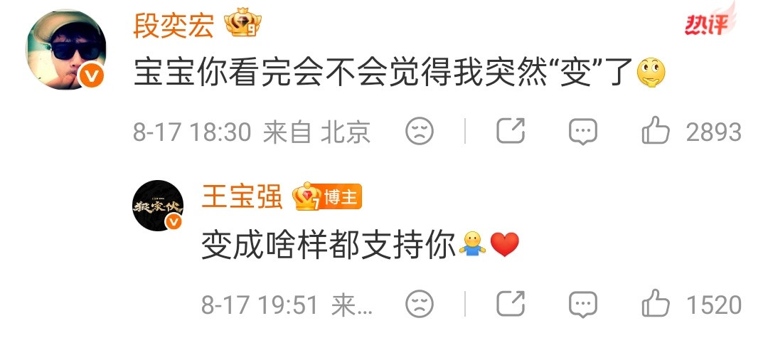 段奕宏叫王宝强宝宝