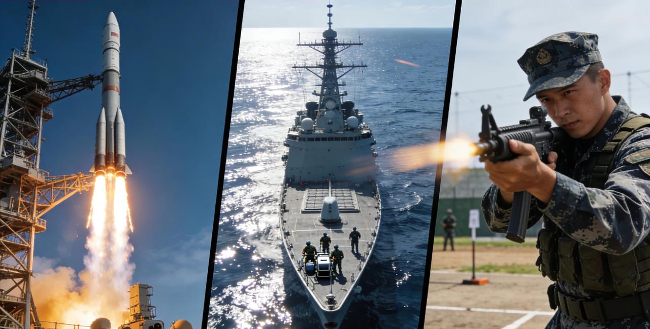 航天破纪录，南海砺锋芒，军营暖军心2月7日，军事领域捷报与坚守并行：我国可