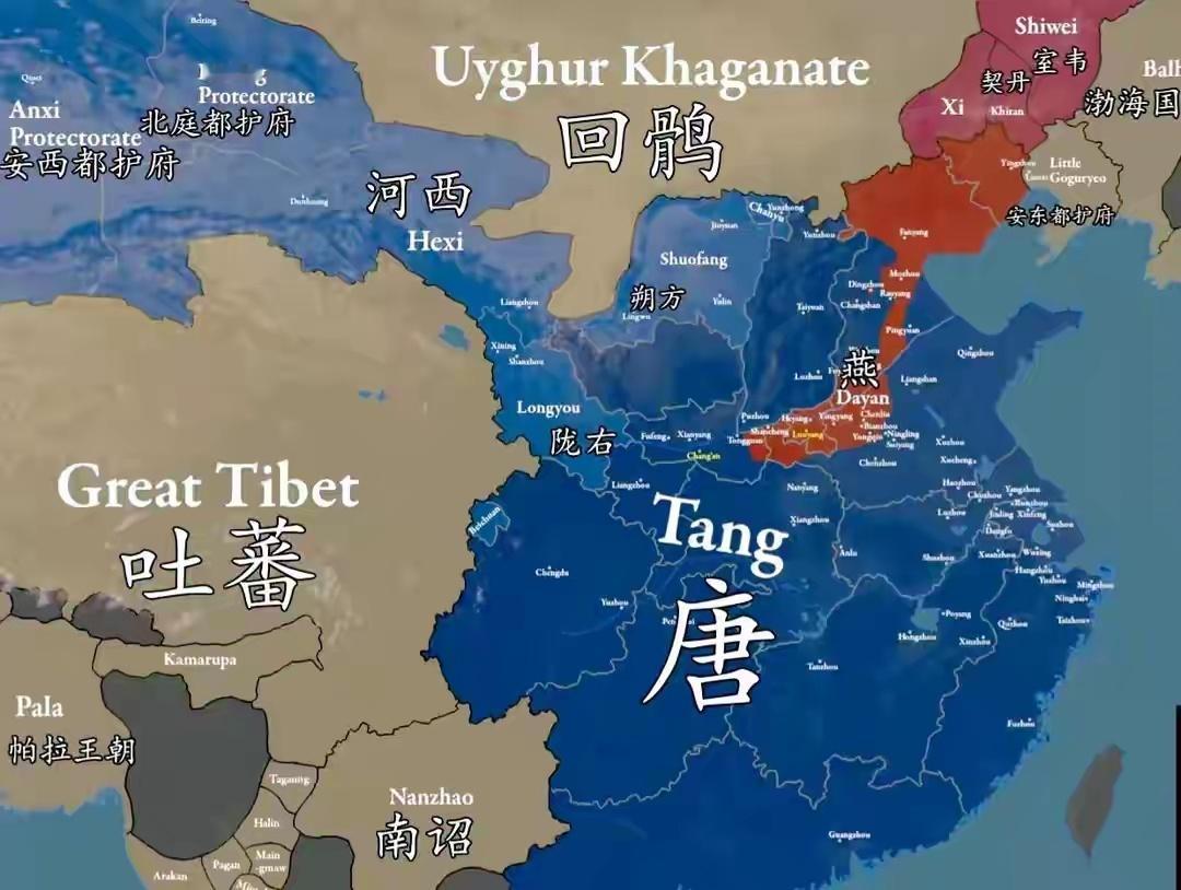 历史知识安史之乱，就在唐玄宗西逃时，太子李亨向北逃到朔方，在灵武称帝，遥遵玄宗