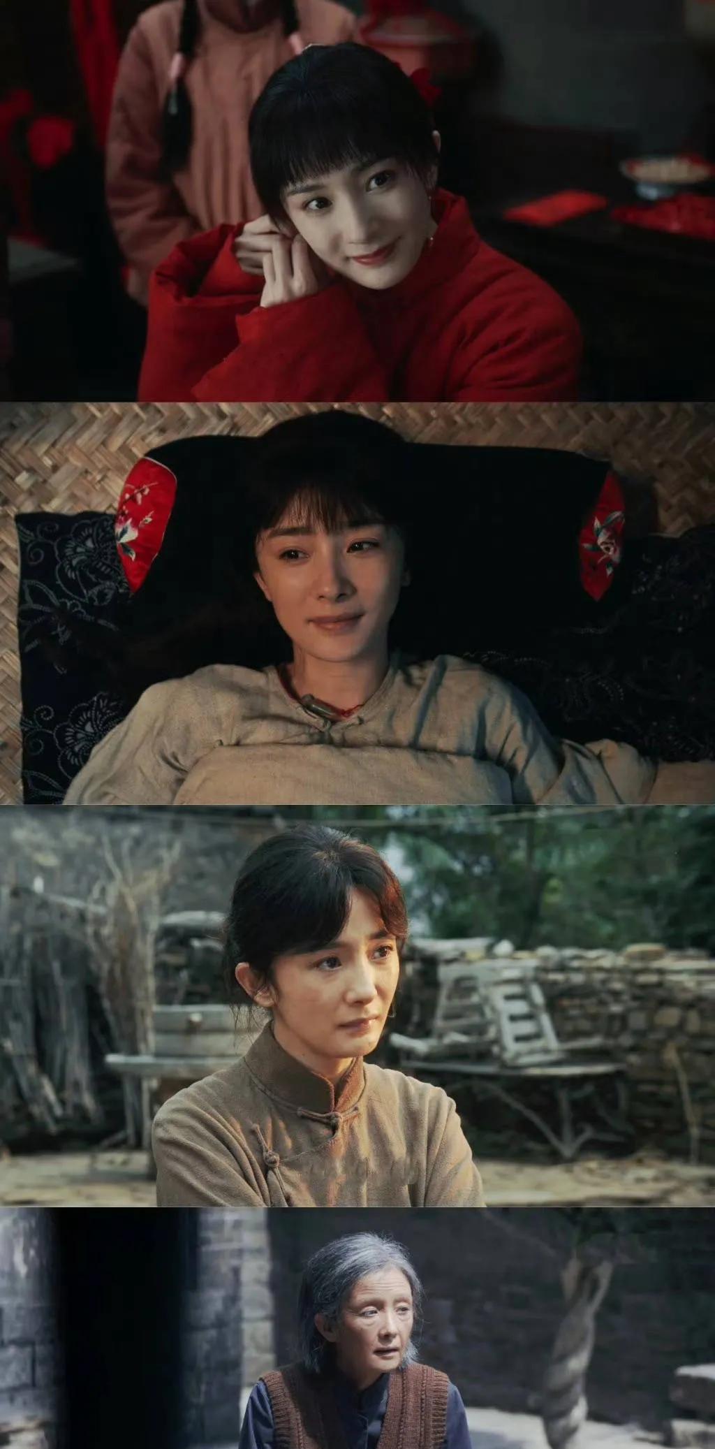 杨幂这老年妆，被全网夸爆了!就连一同拍戏的剧组演员见到，都忍不住瞬间泪目：