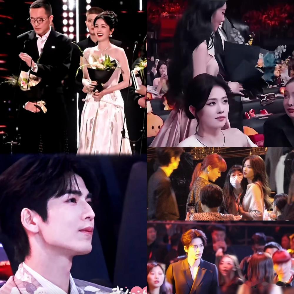 一个硕大的白眼，当着全国观众的面，甩给了那个从身后走过来的男人。前一秒，白鹿