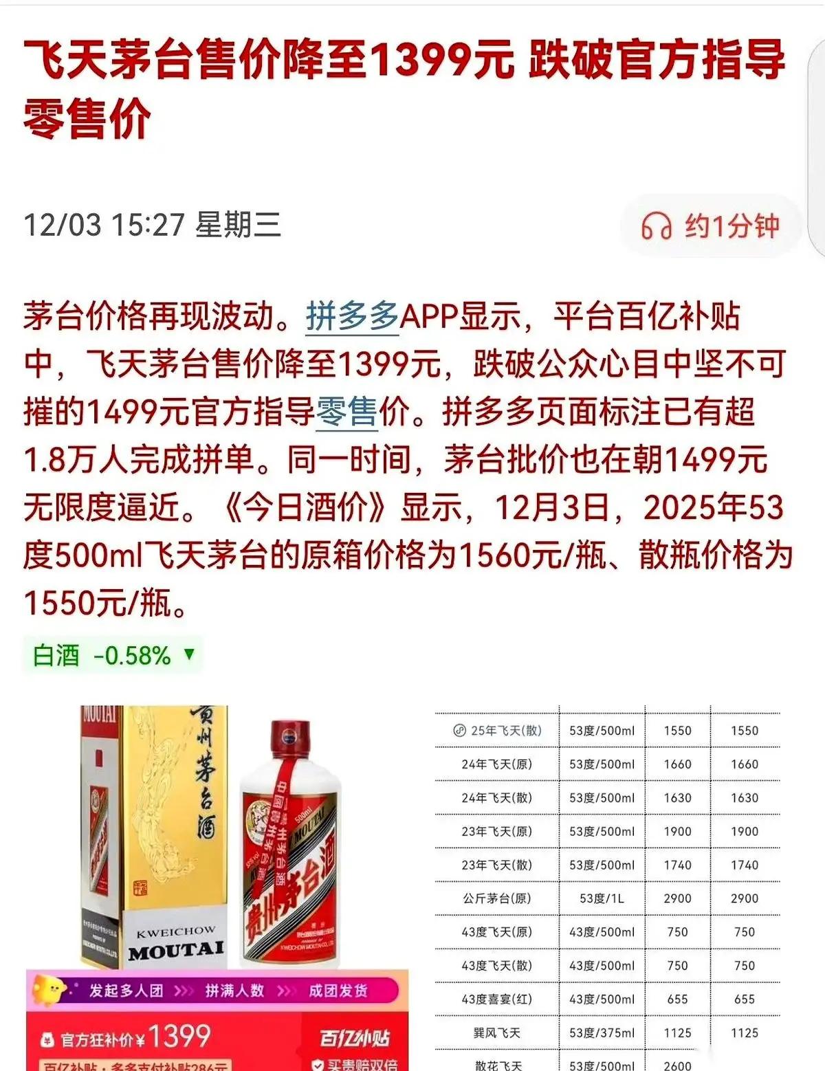 茅台一瓶干到3600的时候，没见一个经销商出来说自己发财了。一个个都捂得严严实实