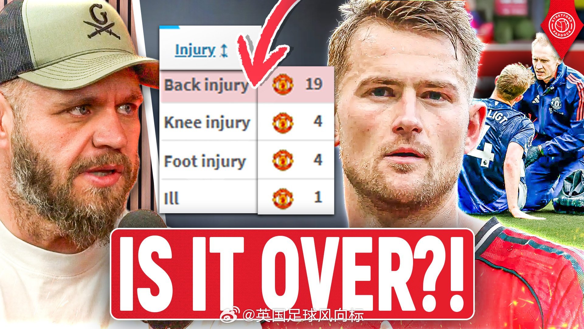 【德利赫特赛季报销？】曼联一线队，本周前往爱尔兰都柏林进行为期四天的集训，两名伤