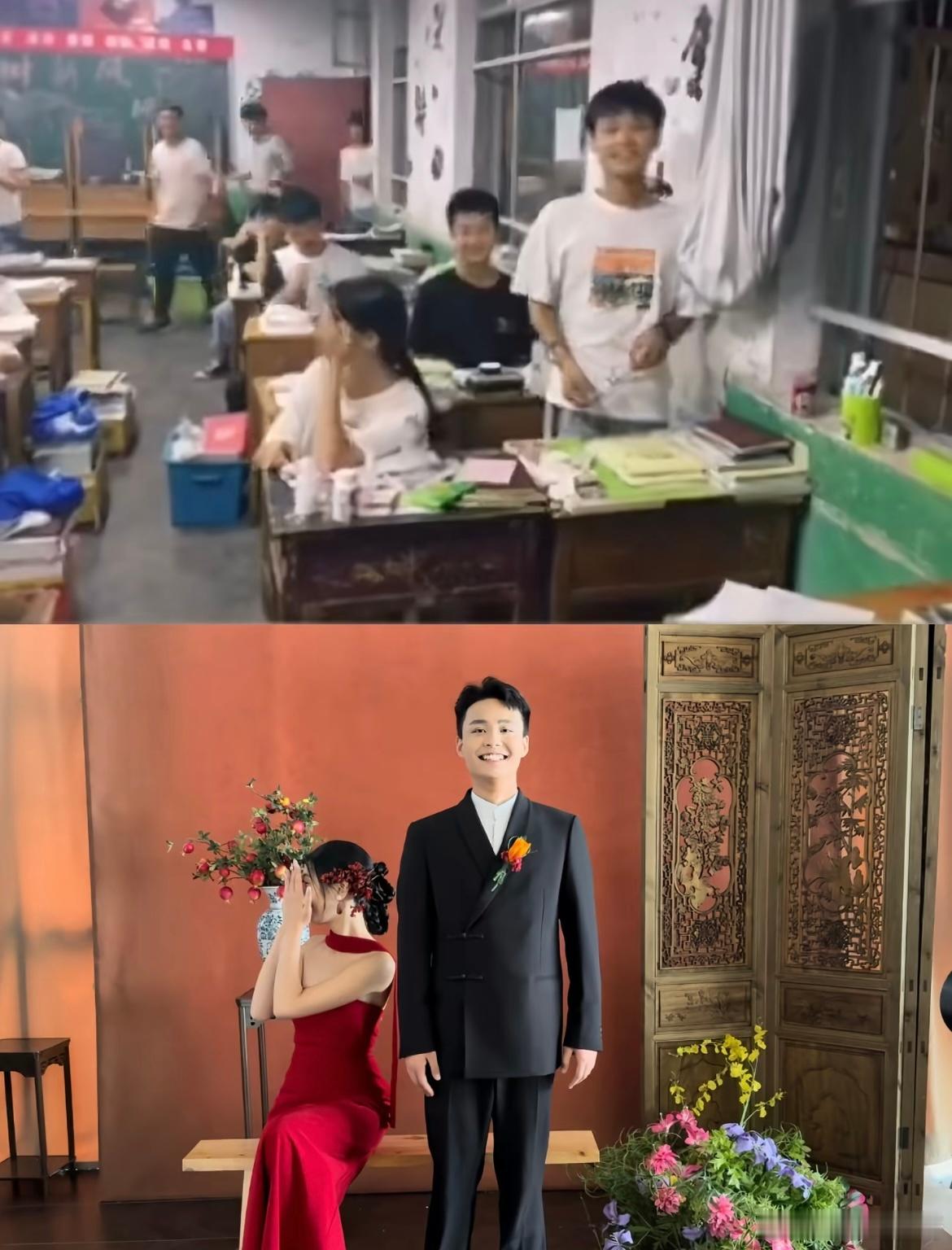 和初中坐我旁边的女孩结婚啦​​​