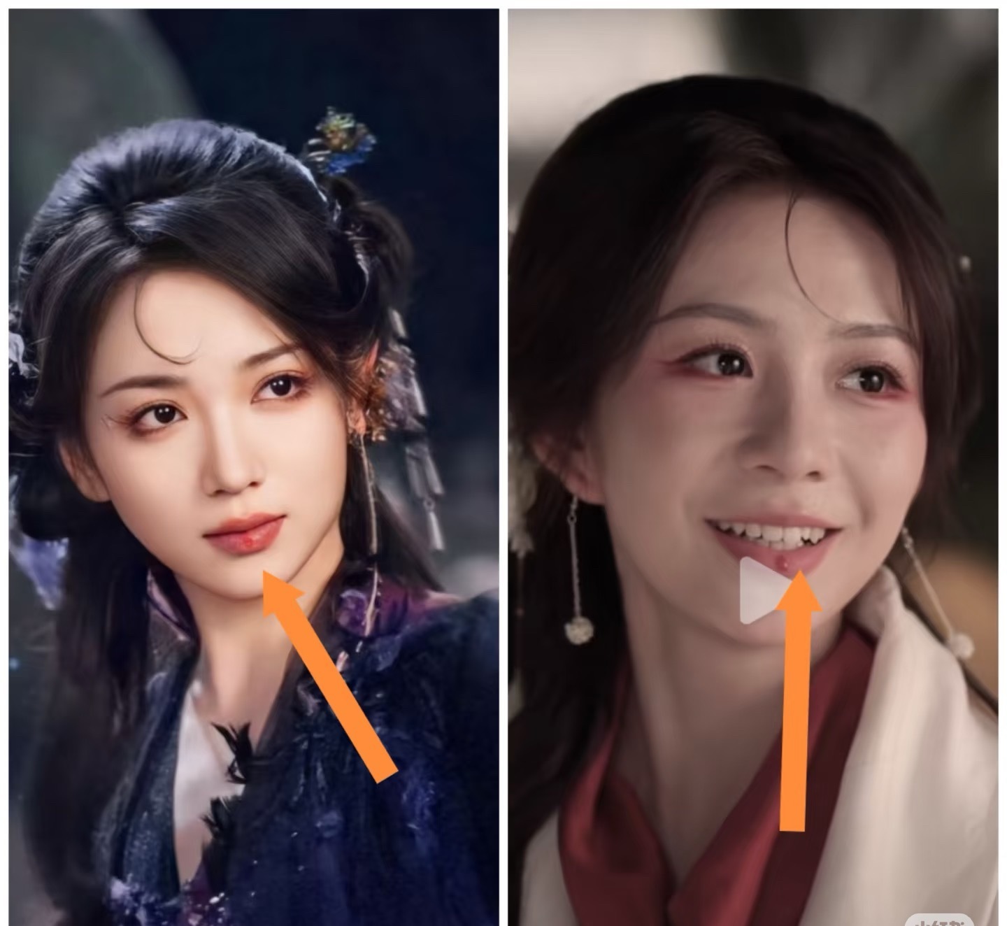现在短剧真的无敌了，这么小的细节都要妆造复制​​​