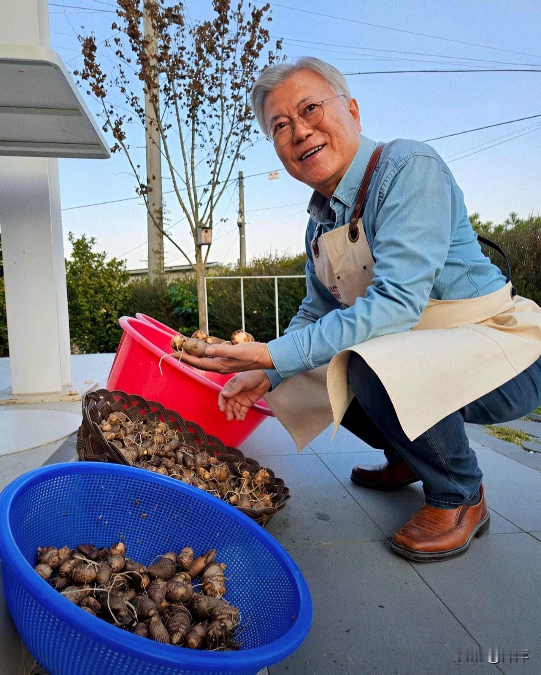 为什么好多大人物或者有钱人退休后都喜欢到农村种菜或者养鸡什么的？你看韩国前总统文