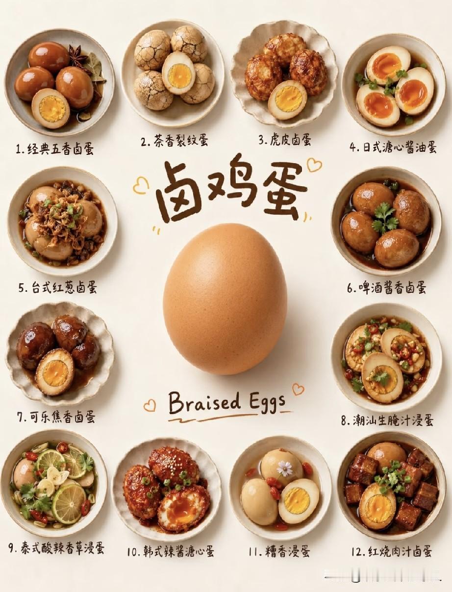 卤蛋吃法