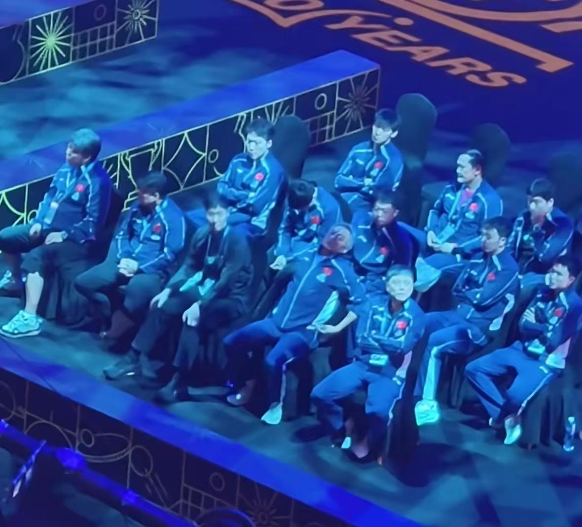 温瑞博与林昀儒对阵的时候，国乒队伍都来看比赛。之前温瑞博说过，得知参