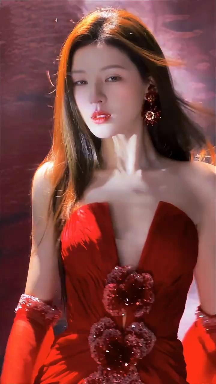 张予曦粉抹胸裙，粉衫含媚，清仪藏雅，惹人凝瞩。[比心][赞]娱乐