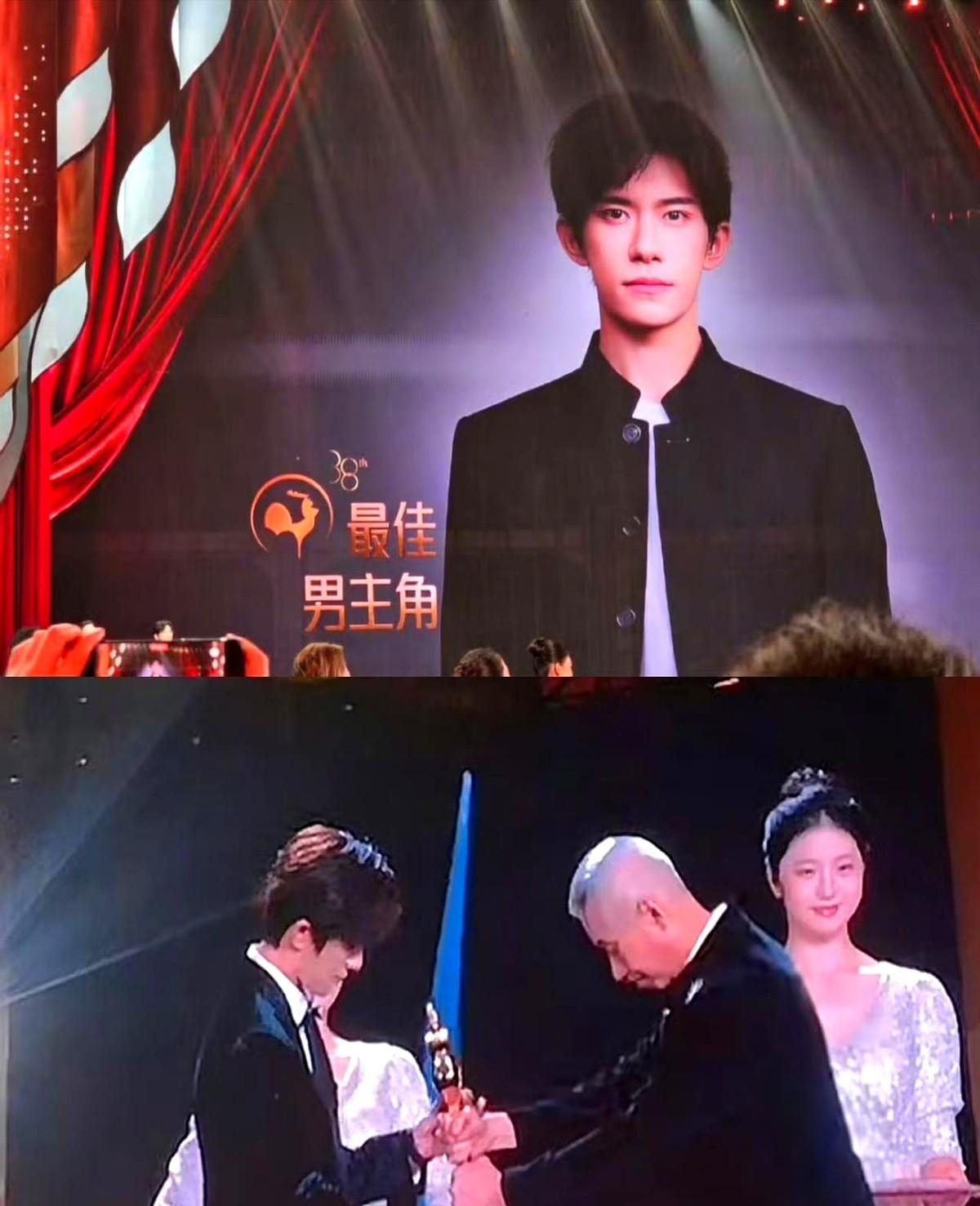 24岁的易烊千玺把金鸡影帝揣兜里了，直接刷新历史最年轻纪录——比之前刘烨的26岁