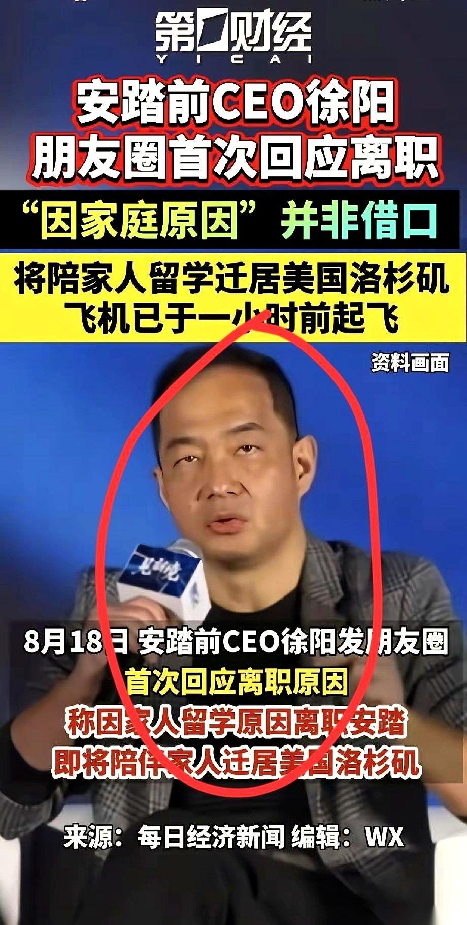 安踏前CEO徐阳离职这事，最绝的不是走，是走的方式。7月15号，集团发公告，白