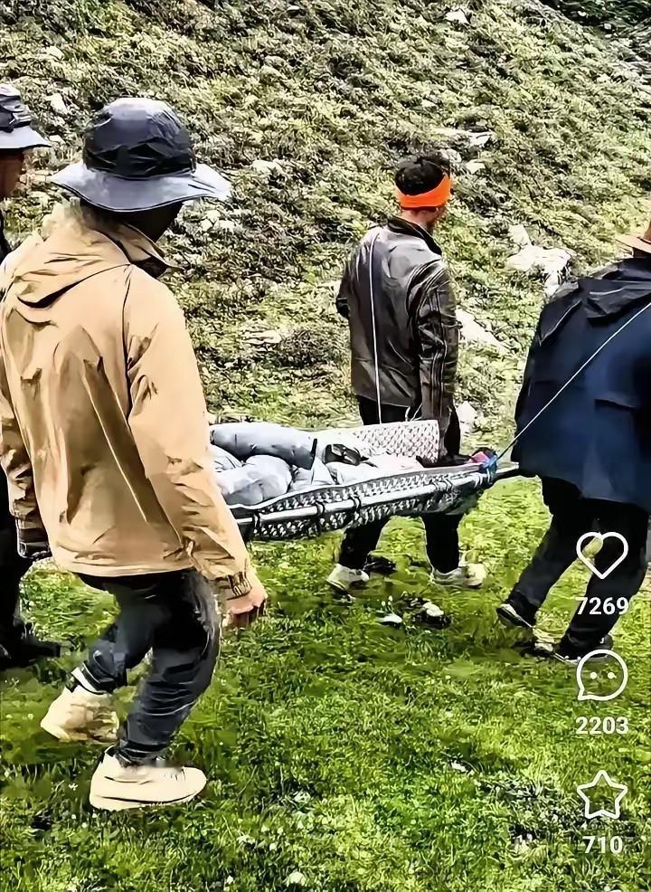 终于研究明白，为啥女驴友同意6W下山了。不是因为她为人爽快，而是因为每一步都