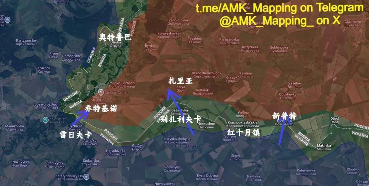 库尔斯克建国行动第四弹强势开启！乌克兰军队已开始使用炮火和无人机对乔特基诺村进