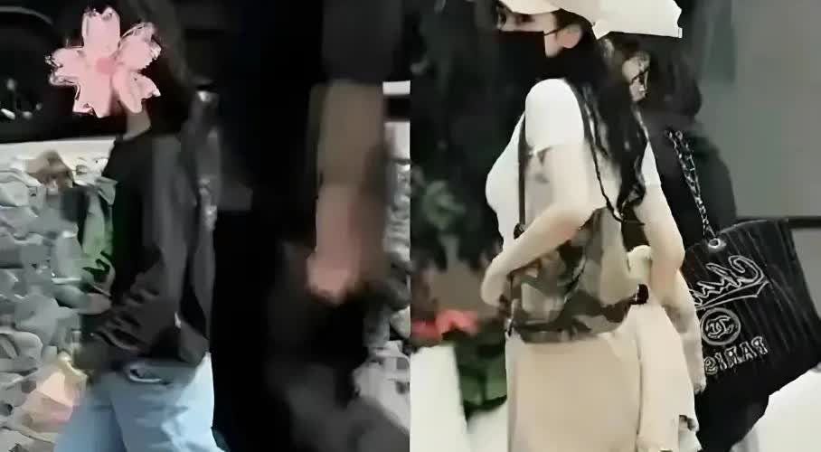 杨幂低调赴港看女儿！11岁小糯米身高近1米7，走路的姿势很像妈妈