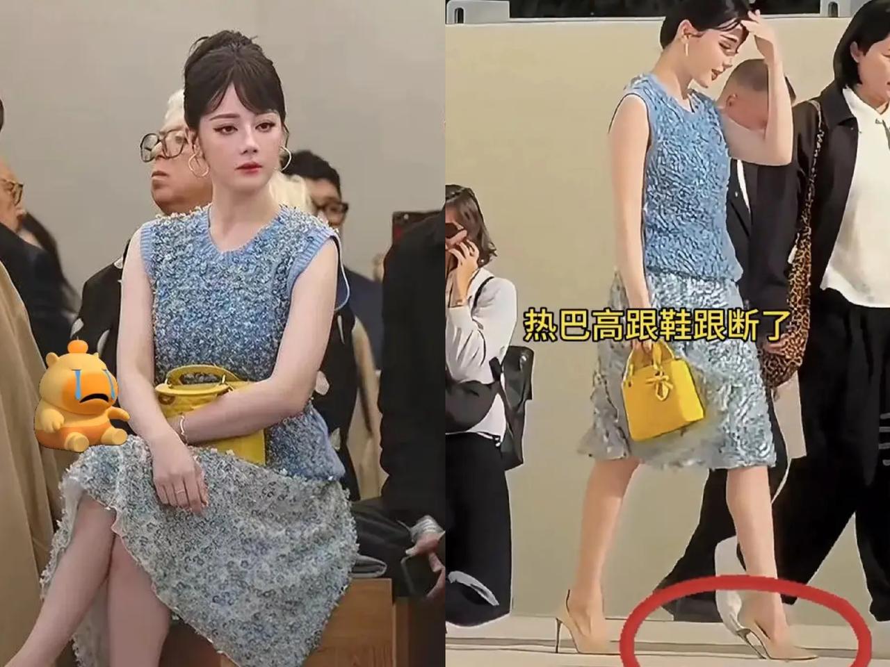 迪丽热巴有点不一样了？都33岁的人了，咋越来越像真人版芭比娃娃啦？这次巴黎时装