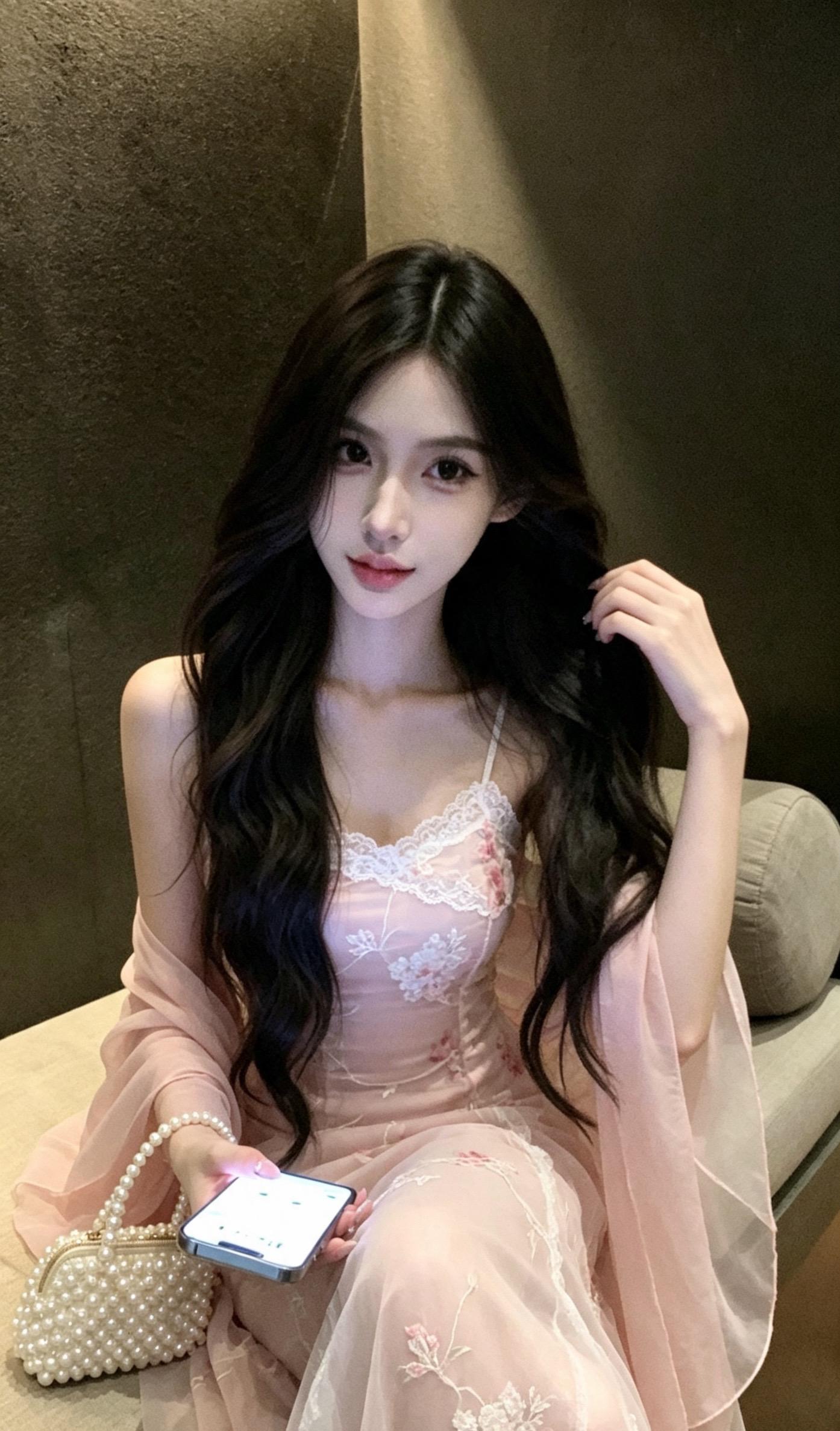 温柔风穿搭 气质仙女裙甜美穿搭 温柔纯欲风穿搭分享 粉色长裙温柔风 纯欲仙女系列