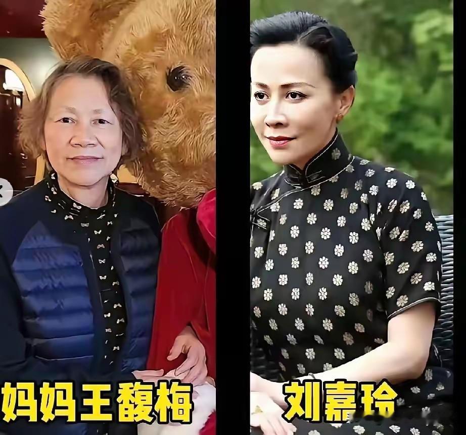 一睹四位港风美人与母亲的合照，才明白美貌大多自有渊源。关之琳的母亲张冰茜风华绝代
