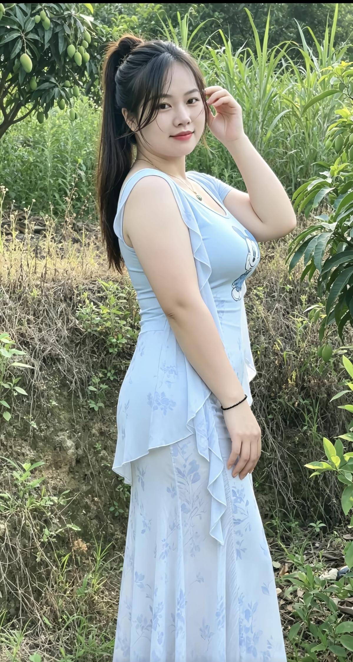 轻风吹拂，花香扑鼻。