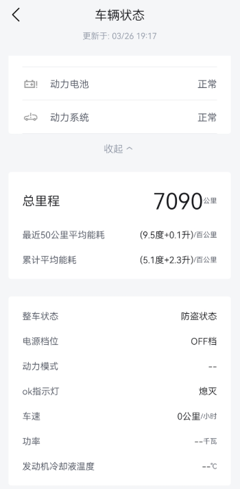 比亚迪秦plusDMi半年油耗情况秦plusDMi半年了，昨天7070公里做了