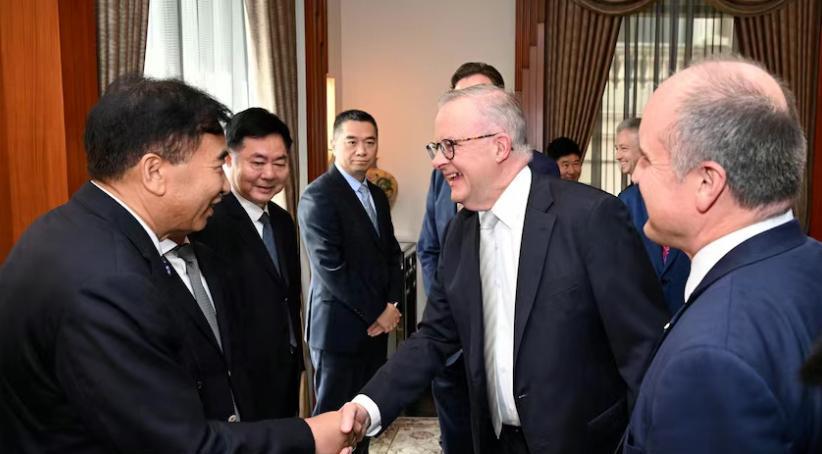 中澳钢铁减碳圆桌会议，几个要点1、中国则是澳洲最大的贸易伙伴，中国进口铁矿石总