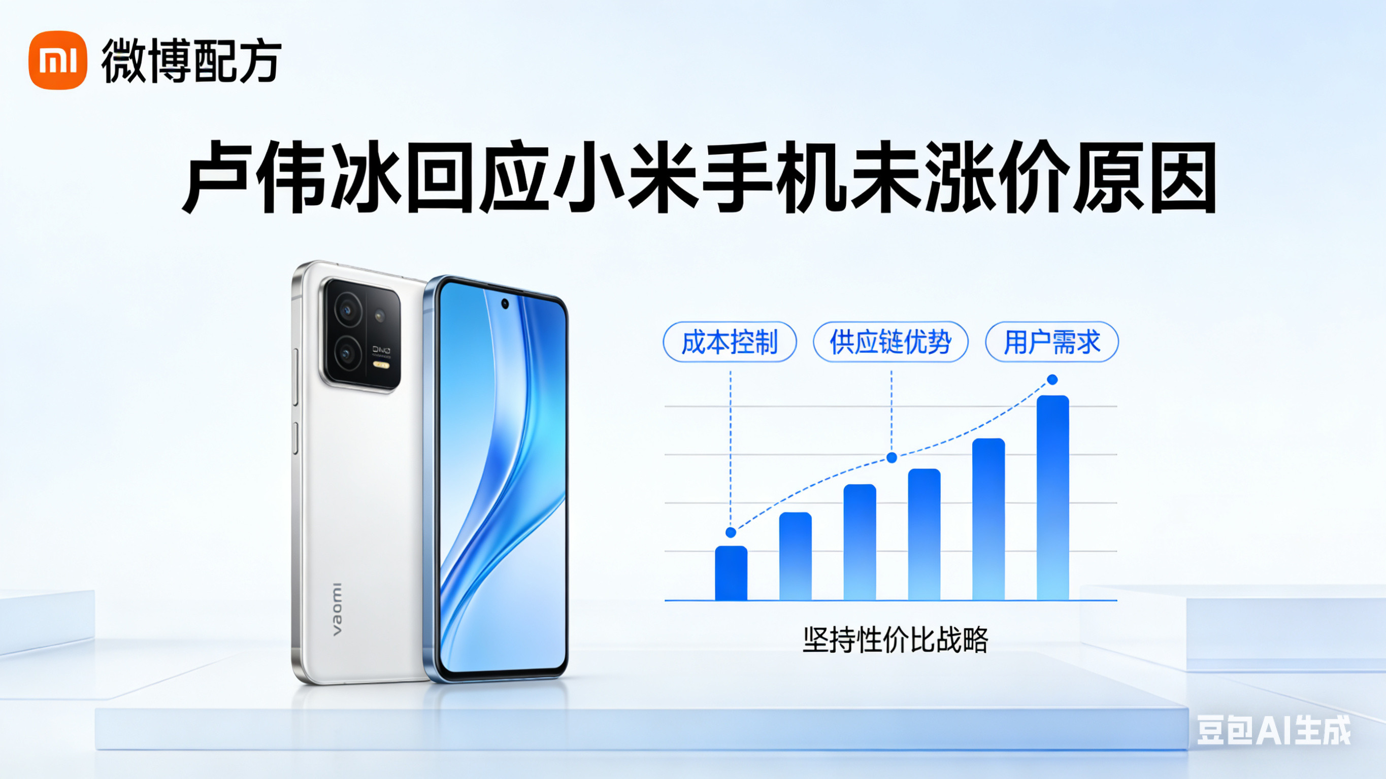 友商集体涨价，小米按兵不动，核心是高端化+规模备货+生态互补三重缓冲。内存暴涨对