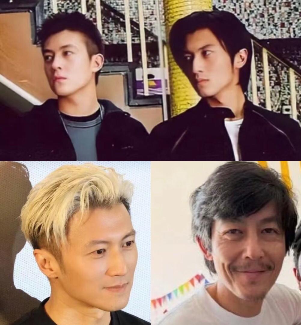 如今把陈冠希和谢霆锋放一起，都有点不敢认，当年一个痞帅一个酷帅真的不相上下，