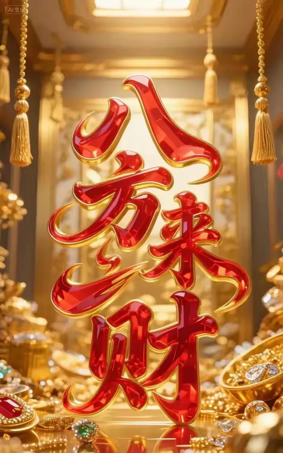 鸿运当头八方来财