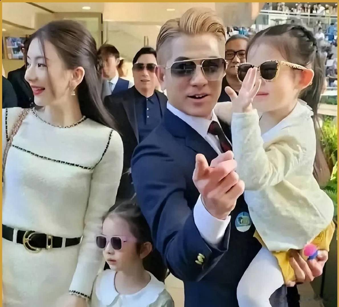 郭富城闺女这张正脸照绝了，一看就是亲生的没跑了，和爸爸也太像了​