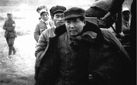 毛泽东在转战陕北途中