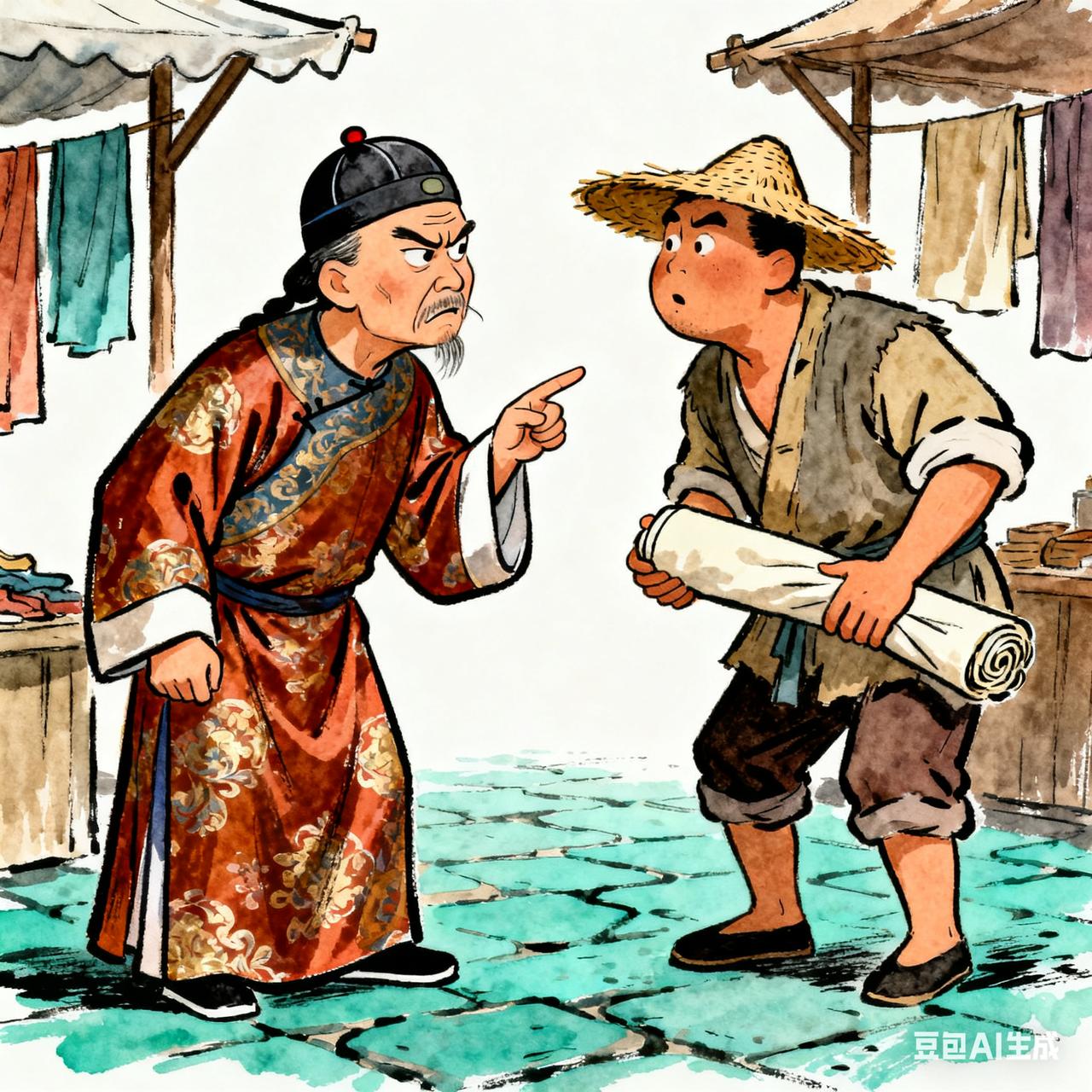 古代笑话地主让长工李四去买布，叮嘱：“挑最结实的，别让人糊弄了，得能穿十年！