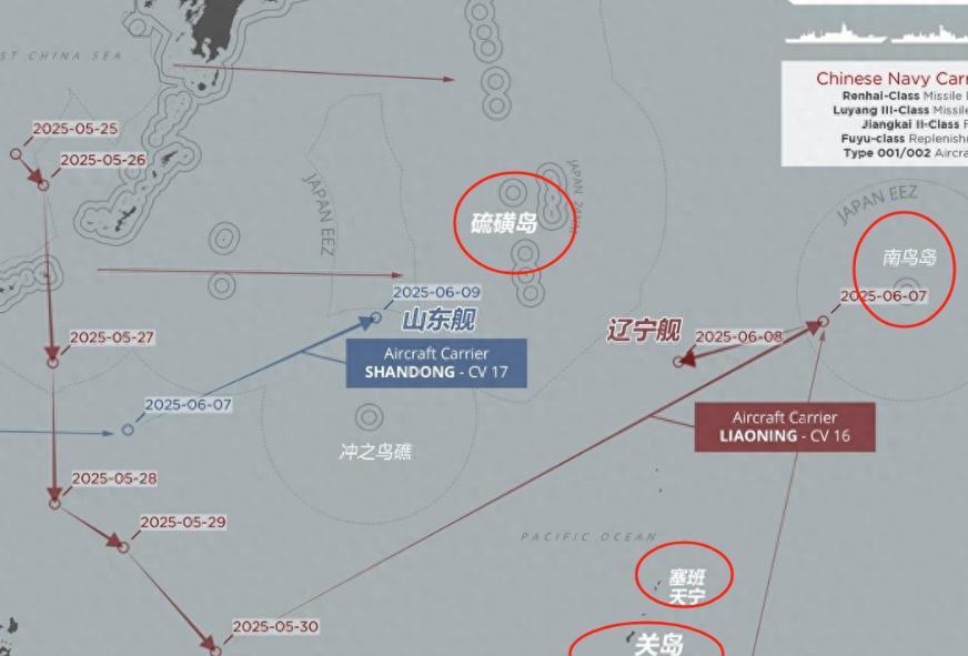 辽宁舰和山东舰这次会师的地方其实是大有讲究，因为只要以歼-15舰载战斗机800-