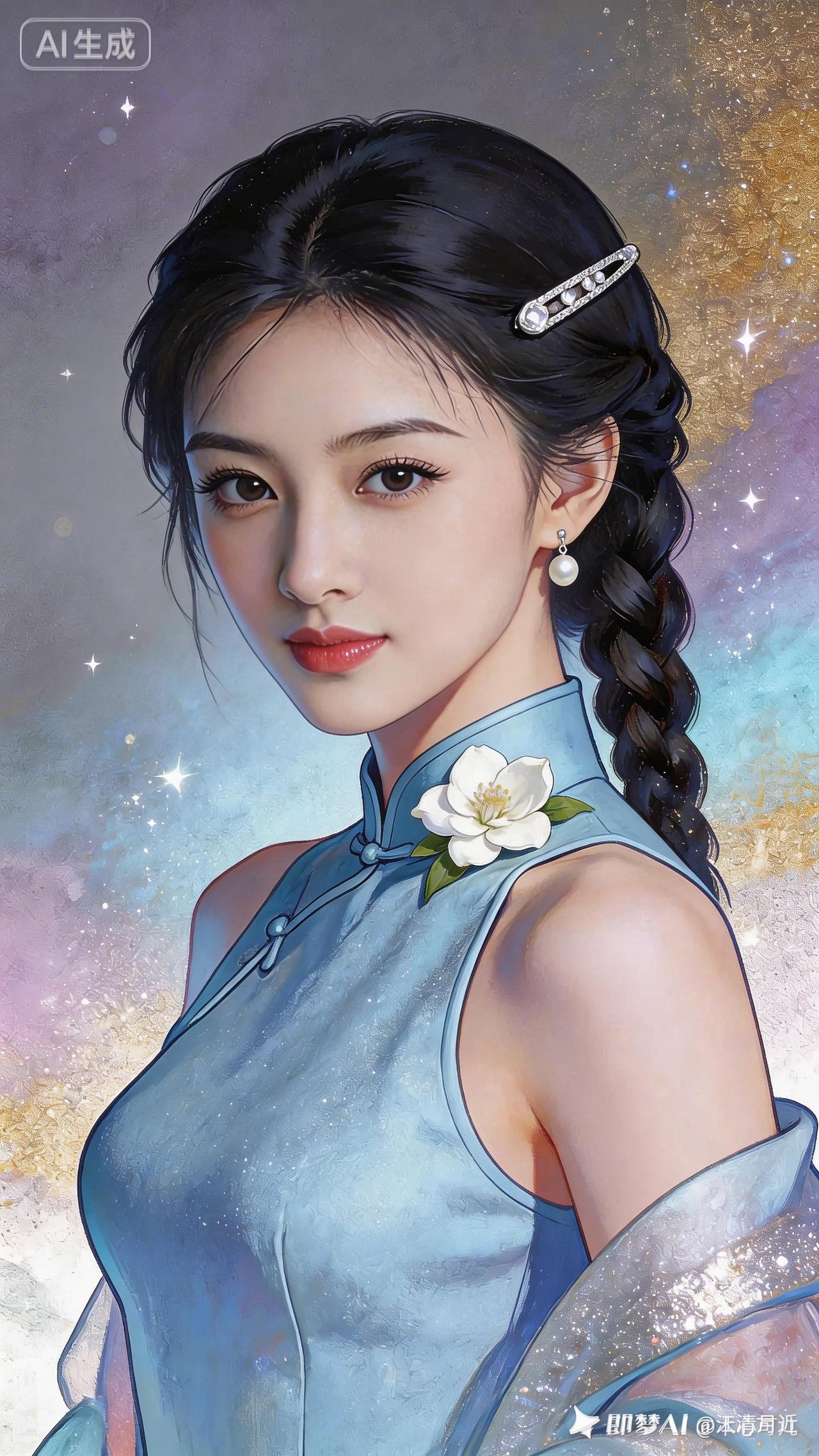 梦幻古风少女，星河入画，唯美动人！