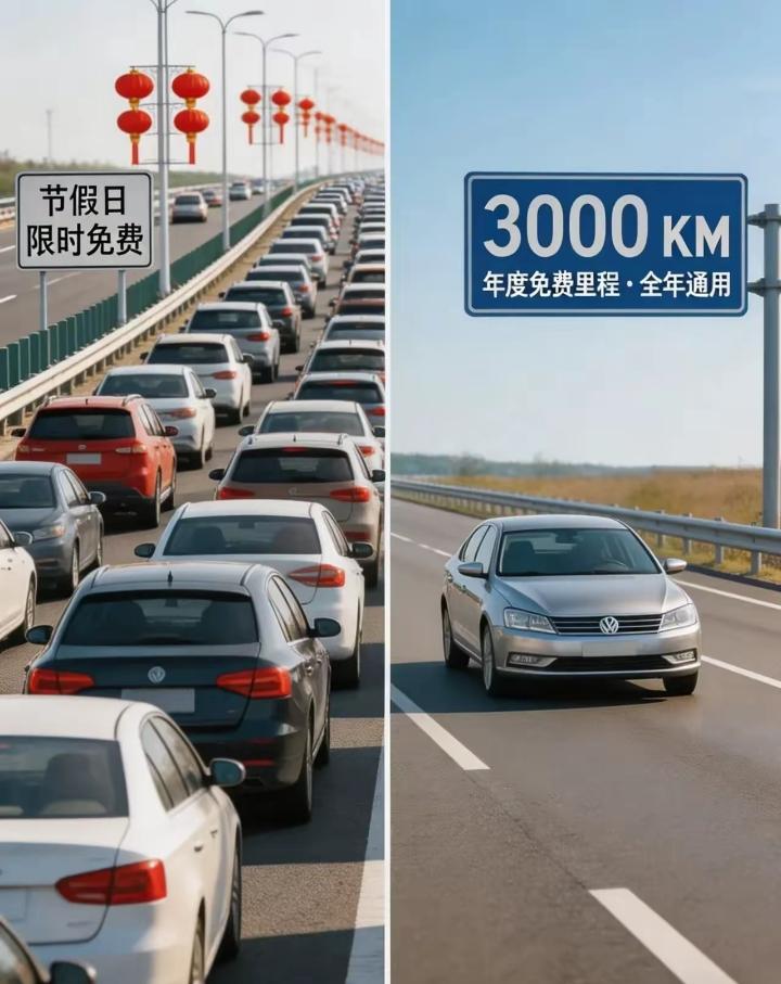 “好消息！好消息！全国人大代表庹庆明提出建议：取消节假日高速免费政策，改为给每辆