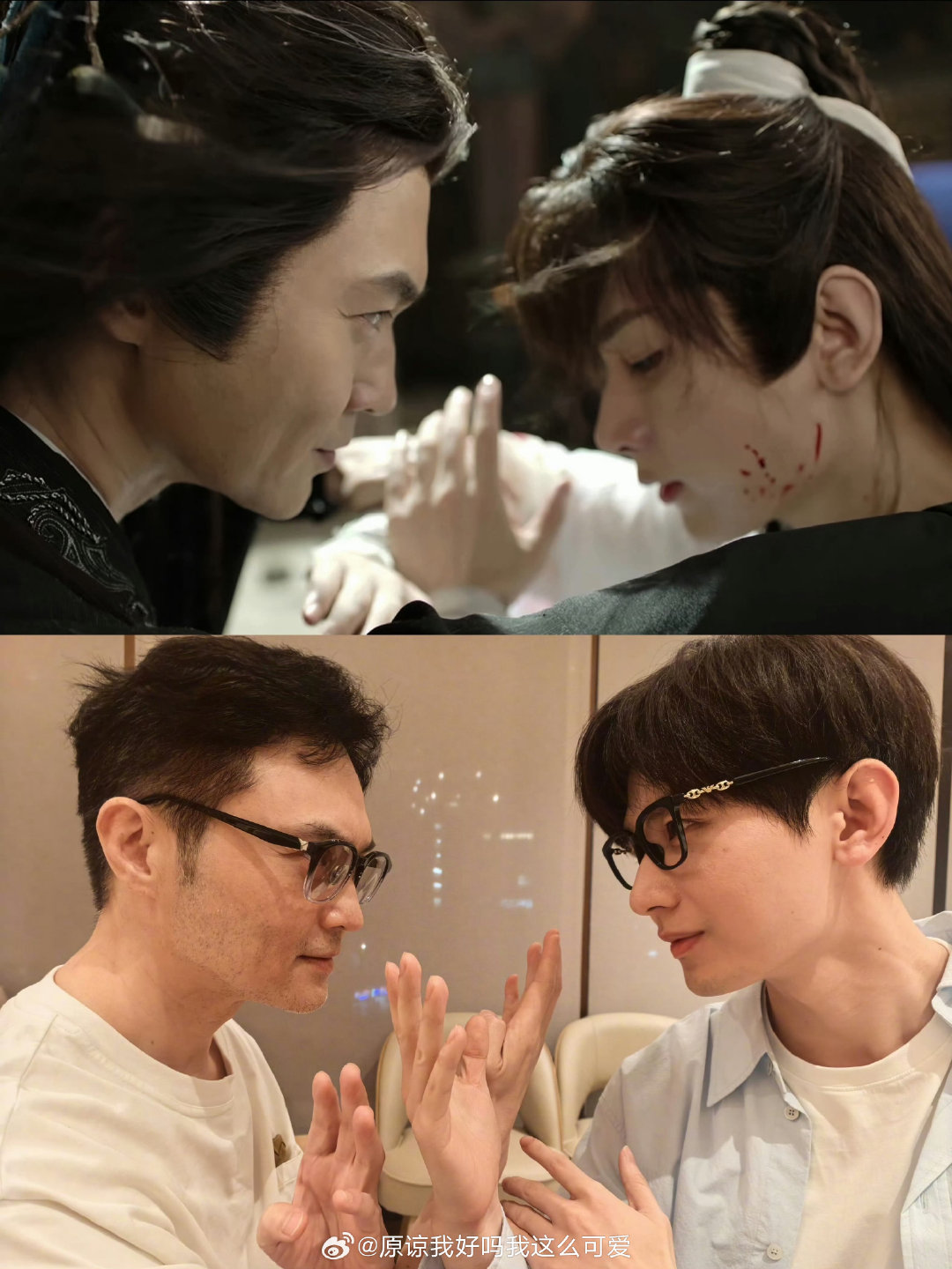 #张智霖成毅合照#唉😮‍💨哪有那么多巧合，所有的恰逢其时不过是蓄谋已久。是在给赴山海过周年吧小e