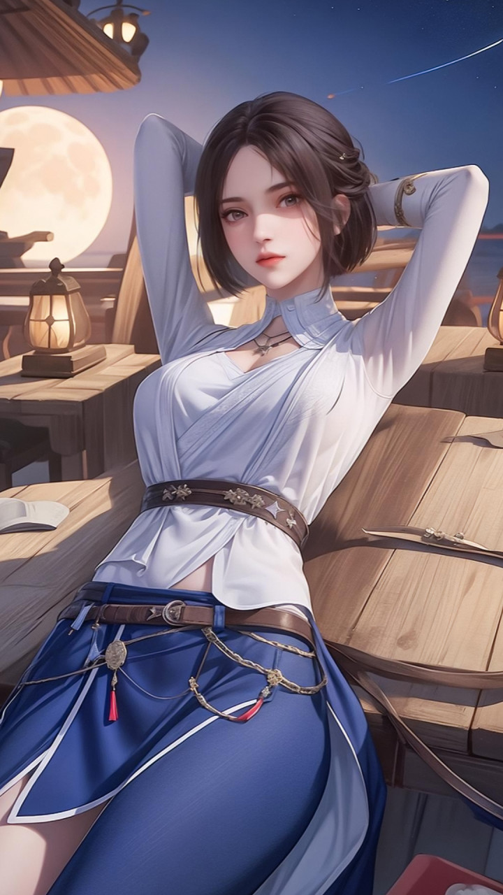 国漫女神AI精选手机壁纸分享: 《画江湖之不良人》姬如雪(剧名《画江湖之不良人》)