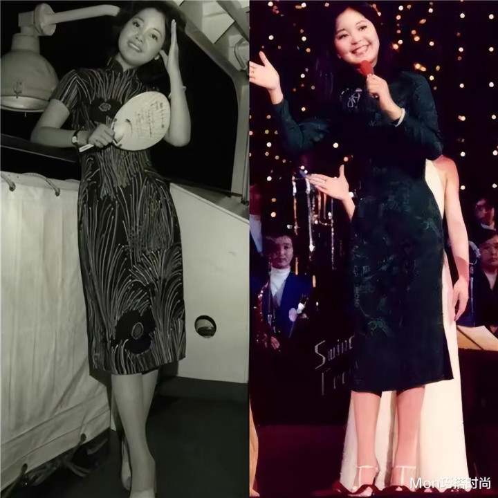 看完邓丽君的“旗袍秀”, 才明白这是骨子带的优雅, 每一套都高级(老明星名单大全)