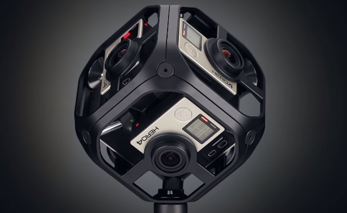 幾個月前gopro發佈了gopro omni,專門拍攝360度全景和vr影片,官方套裝