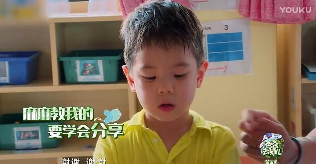 爸爸去哪儿: 性格应采儿, 外貌陈小春, 神似小鱼儿! 英语比我好!