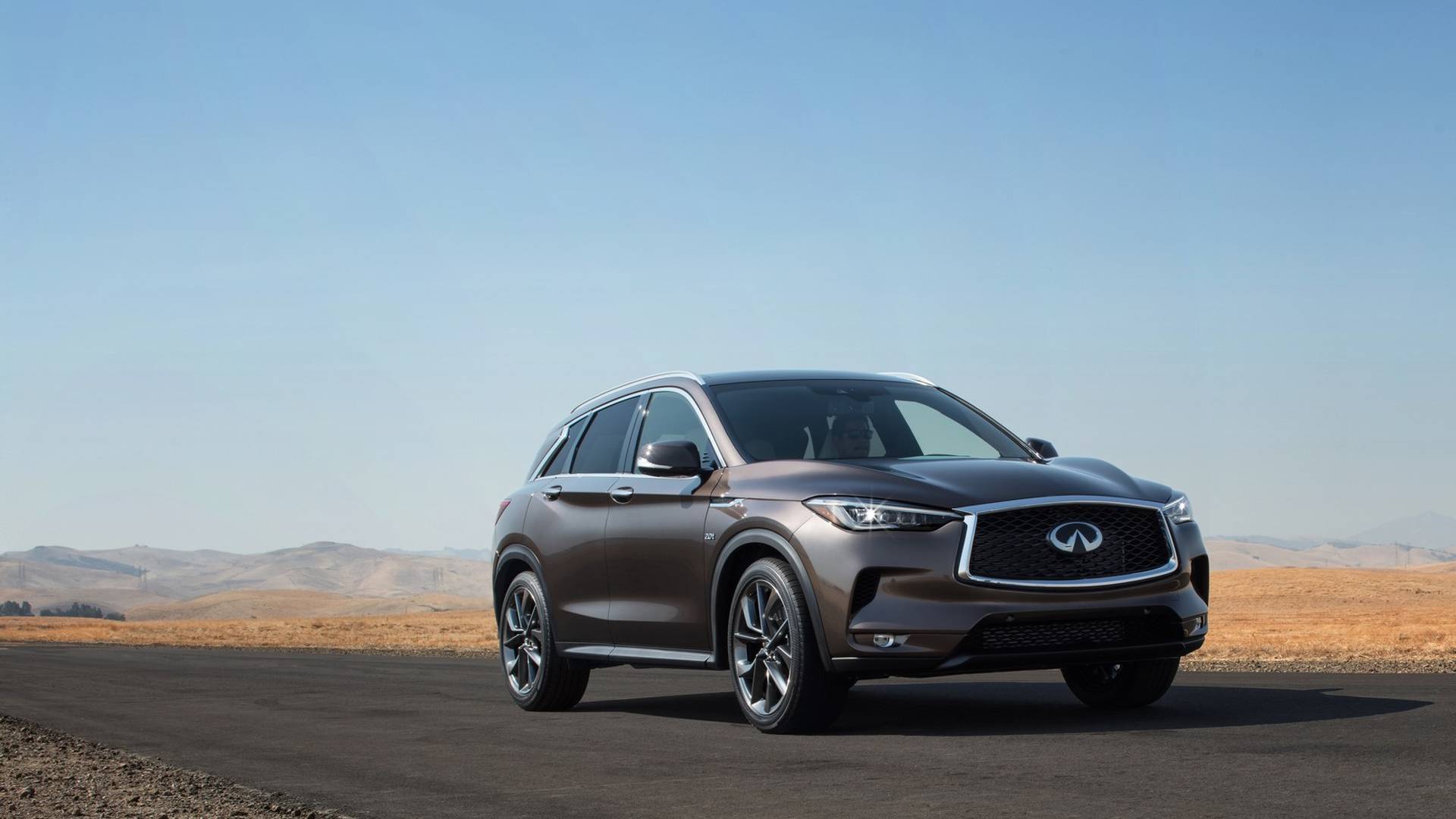 新款qx50延续了家族设计语言, 造型妖娆动感.