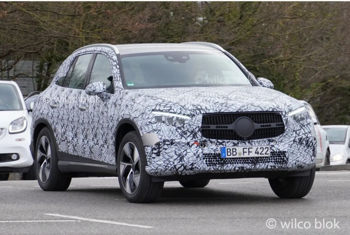 全新奔驰glc海外谍照外观大气豪华高级感较强 全网搜