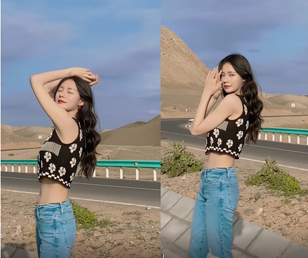 穿吊带大秀马甲线, 翘臀圆润惹人羡慕_zzd_学生时代