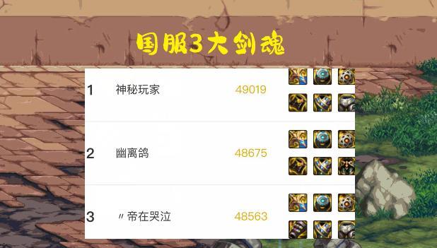 DNF: 3大剑魂同台竞争! 狂人耗巨资冲红20, 能否东山再起?