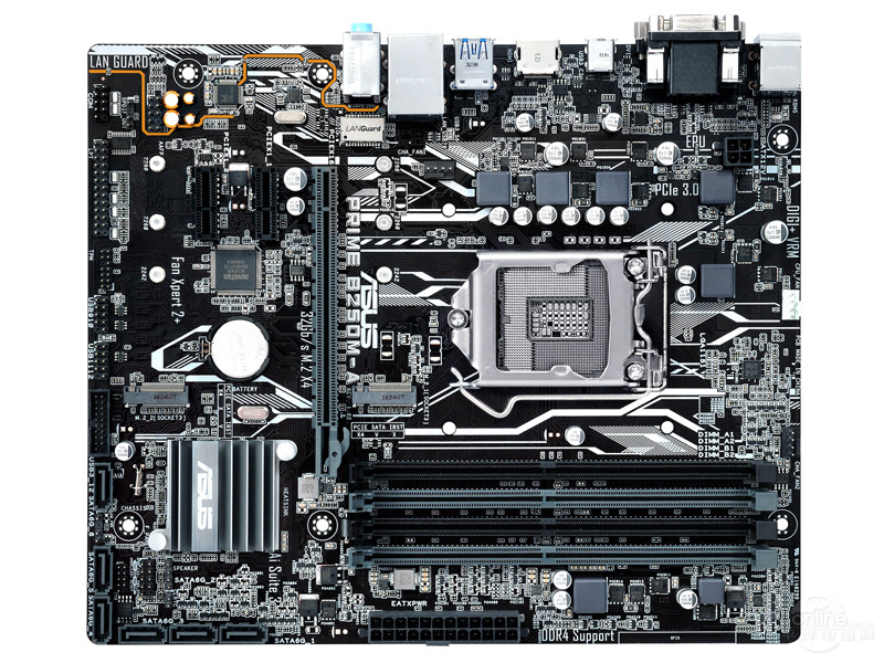 出色的电路设计 华硕prime b250m-a报579元