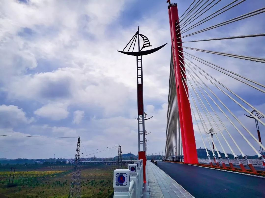 息县渡淮大桥试通行道路建设开工