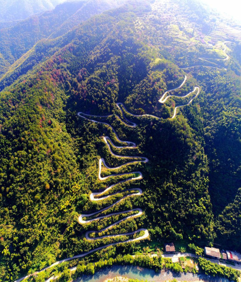 浙江仙居 这里的山路十八湾