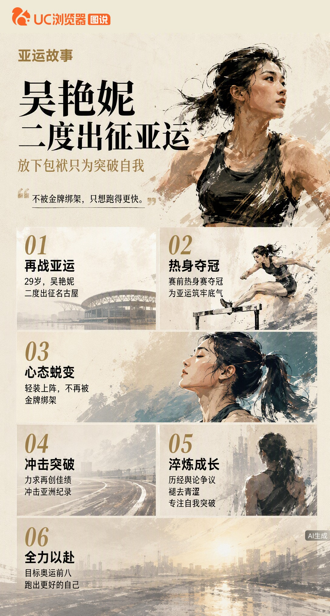29岁吴艳妮二度出征名古屋亚运，赛前热身赛夺冠筑牢底气。历经舆论争议后心态蜕变，不再被金牌绑架，这次